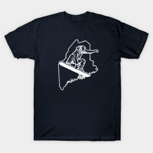 Maine Snowboarder T-Shirt